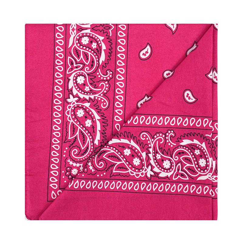 2026 Y2K Girl Square Scarf Women Paisley Hip-Hop Vibe Headband Foulard Hijab Hair Bands Neckerchief Female Head Wraps Bandana