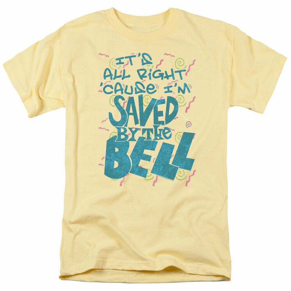 Saved By The Bell Saved T Shirt Mens Licensed Classic TV Show Zach Tee Banana S