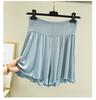 Fanan Summer Modal Summer Shorts Sleep Bottoms Women Pure Color Casual Sleepwear Pants 2026 Loose Short Home Wide Leg Pants