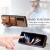 Samsung ZFold7/ZFold6 Leather Card Slot Case with Lanyard - Skin-feel PU Protective Cover