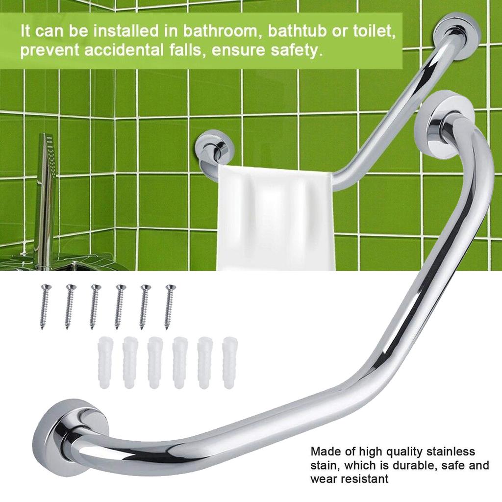 Mayitr Thicken Stainless Steel Bathroom Bathtub Grab Bar Safety Bath Shower Hand Rail-buy at a ...