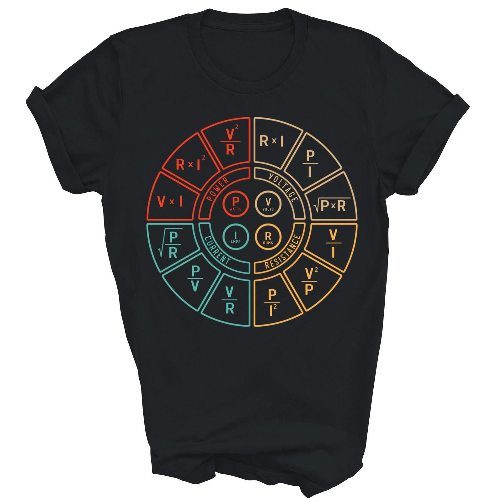 Ohms Law Diagram Electrical Engineer Electrician Unisex Shirt Gift S