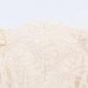 Summer new French retro crew neck elegant temperament lace waist thin dress