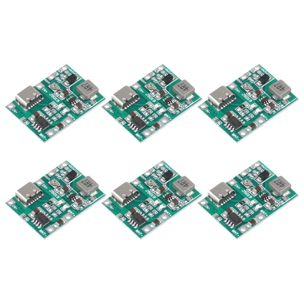 5-50pcs Type-C TP4056 5V 2A Li-ion 18650 Lithium Battery Charger Module DC-DC Charger Discharge Power Board Step Up Boost Module
