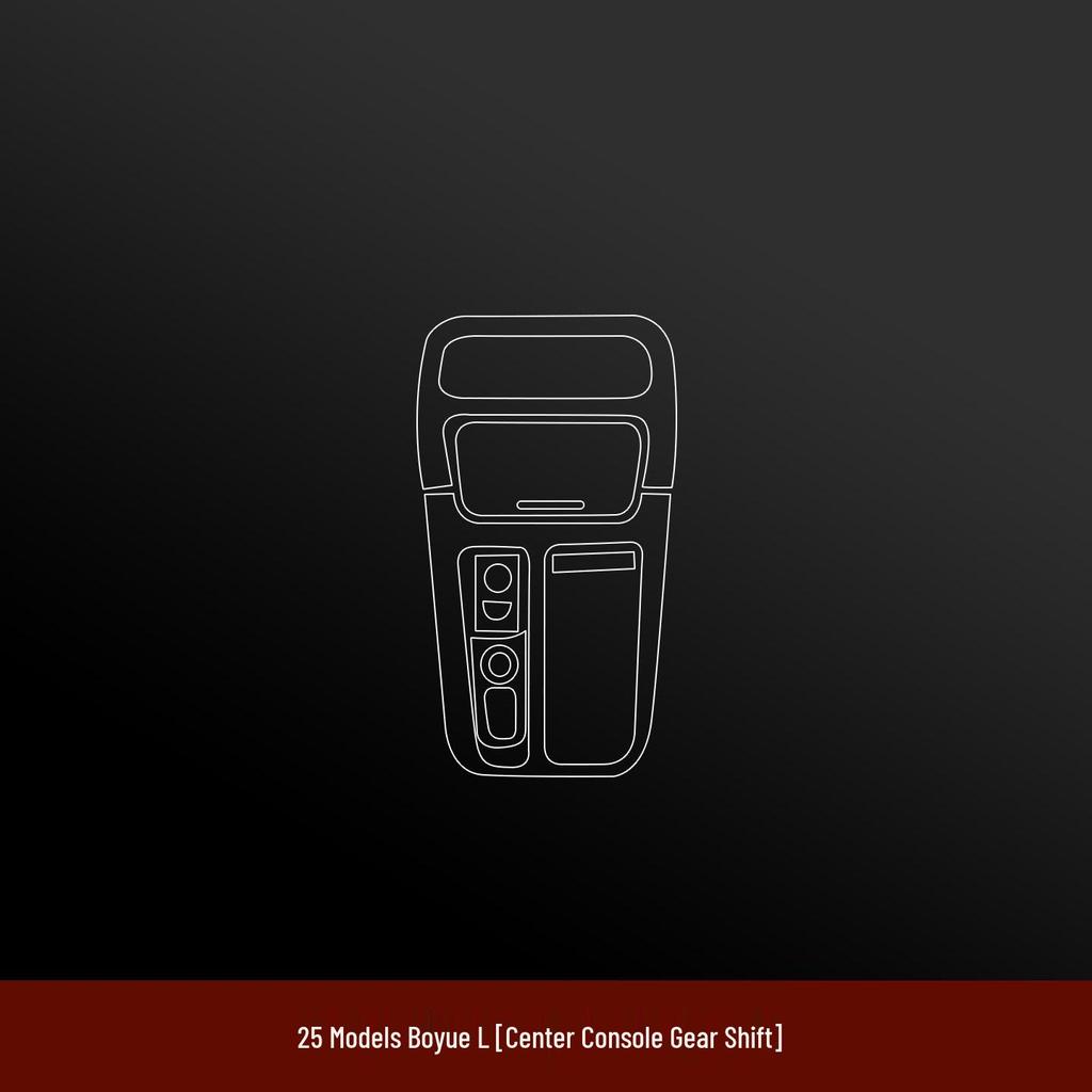 Geely Boyue L Interior Protective Film & Console Sticker Set