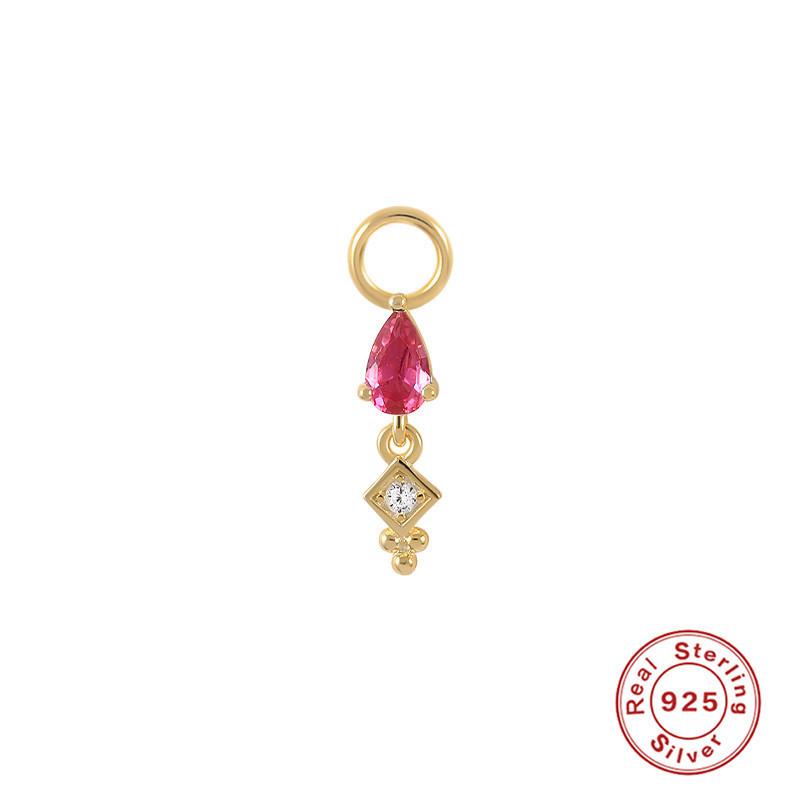 S925 Sterling Silver Earrings Charm Beads Pendant Earrings Earrings Accessories Work Wear Earrings Pendant Women