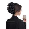 Elegant Multi-Layer Floral Bow Hair Clip for Women – Updo & Face-Slimming Shark Clip Headwear