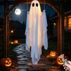 Patio Tree Decorations Halloween Hanging Swing Ghost Decoration, Light Up Large Spooky Creepy Outdoor Figures On A for Outside Garden Yard Porch Decor