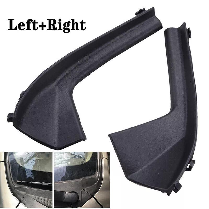 2Pcs Door Side Cowl Extension Covers Trim Fit For Nissan Versa Tiida C11 Black
