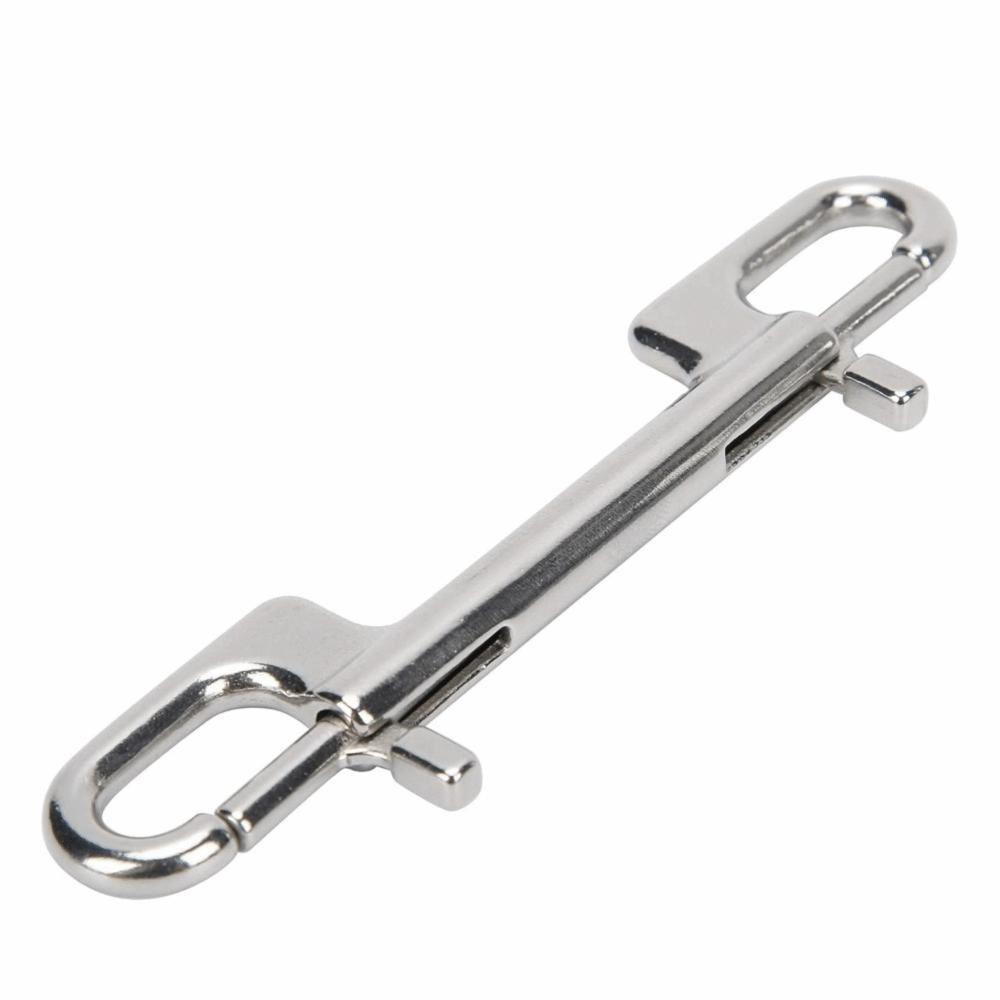 Durable 316 Stainless Steel Bolt Snap Hook Dual Head Quick Use Spring Snap Hook Diving Hook Water Sport