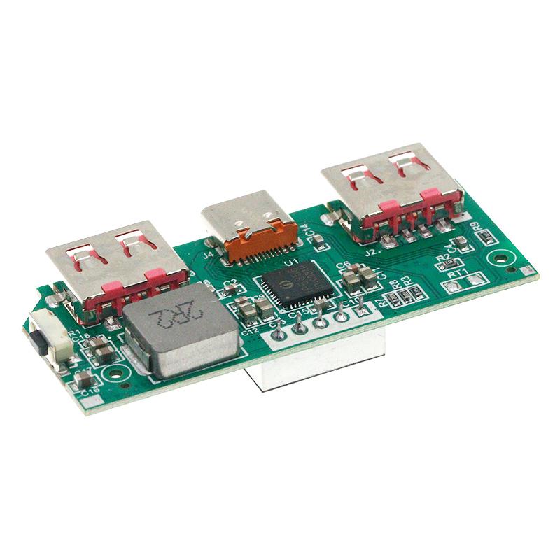 5V 3A Litiumbatteri Digitalt Display Hurtiglading Powerbank Modul Ip5356 Type-C Micro Usb Mobil Strøm Hovedkort