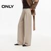 Women's High-Waisted Drapey Straight-Leg Casual Pants