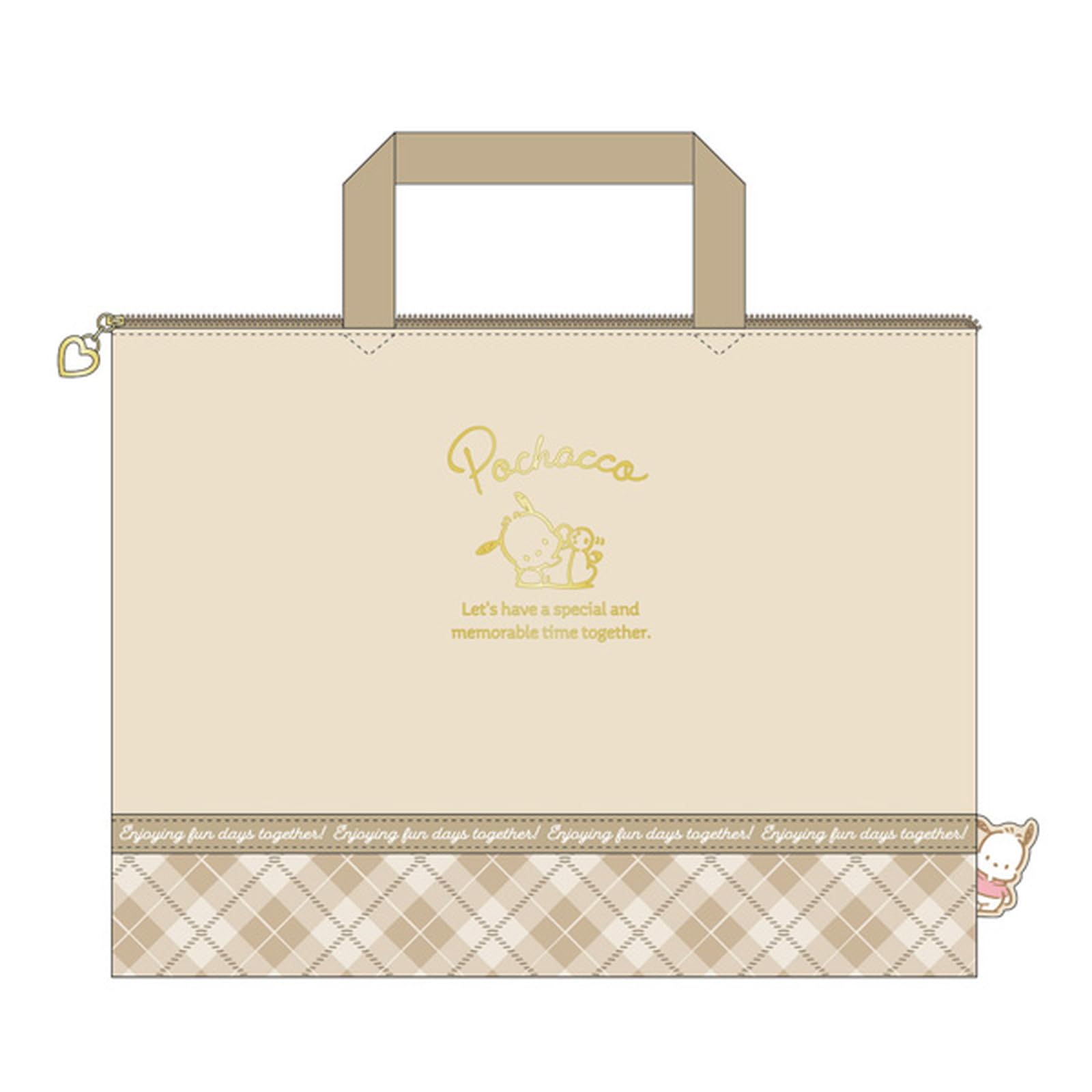 

Сумка для уроков персонажей Sanrio компании K Pochacco CLE1-PC