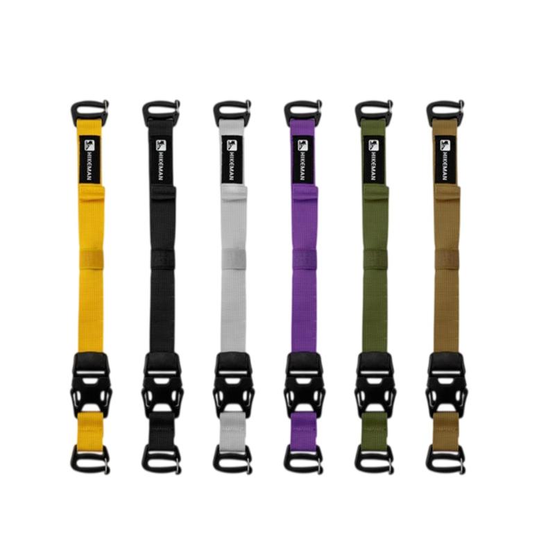 1Pcs Outdoor Hiking Travel Backpacking Straps Adjustable 18.5-49.5Cm Luggage Straps Wear-Resistant Buckle Fixed Packing Straps