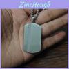 Stainless Steel Striped Pendant Necklace For Men Casual Wear With Geometric Design