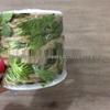 Rustic Forest Style Hemp Rope Decor with Rattan and Green Leaf Braiding