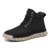 Handmade Men's High-top Boots Ankle Leather Shoes Outdoor Hiking Boots Sneakers Footwear Autumn & Winter