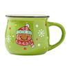 350ML Large Christmas Gift Ceramic Mug Santa Elk Mousse Cup Ceramic Coffee Cup For Office Home Milk Coffee Tea Cups Xmas Gift