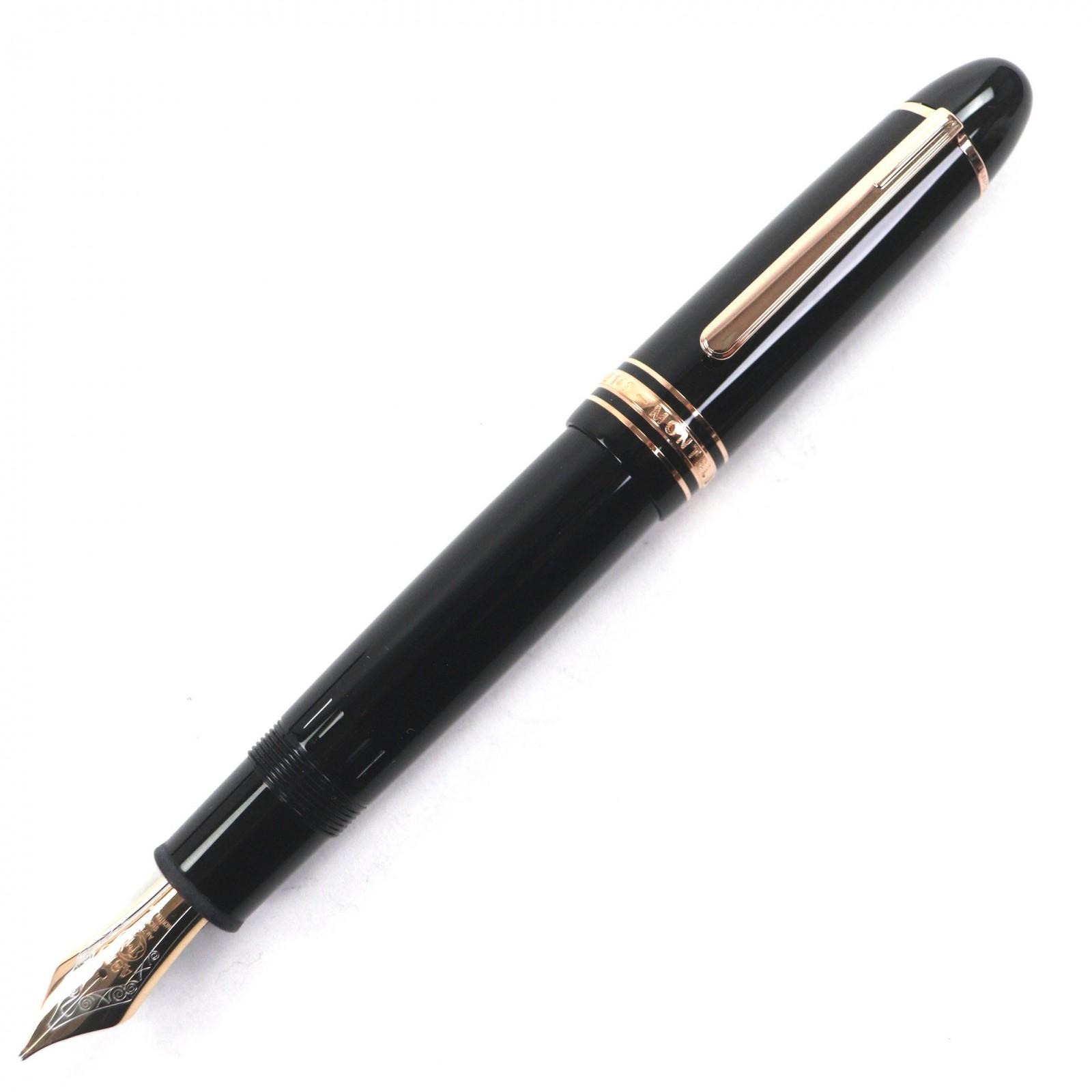 

Excellent MONTBLANC fountain pen Meisterstück 149 white star black 14K mens Used