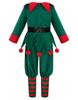 ReliBeauty Santa Claus Cosplay Costume for Girls and Christmas Elf Hat Red and Size 110 Kids, Boys, Set, Green,