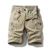 Pánské ležérní barvy Outdoors Pocket Beach Work Kalhoty Cargo Shorts Kalhoty