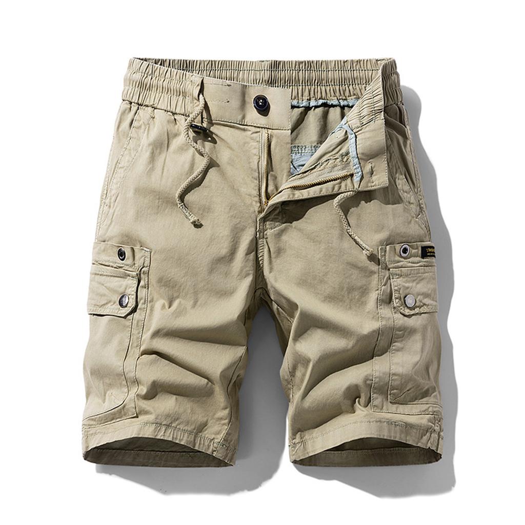 Pánské ležérní barvy Outdoors Pocket Beach Work Kalhoty Cargo Shorts Kalhoty