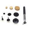 Hand Sanding Set Buffing Pads Sandpapers and Aluminum Alloy Handle for Polishing Finishing Woodworking Projects