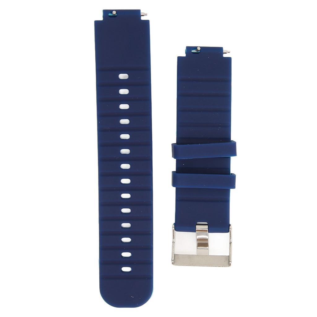 Silicone Watch Bands Strap Wristband Replacement for Amazfit Smart Watch Verge 2 A1807Midnight Blue