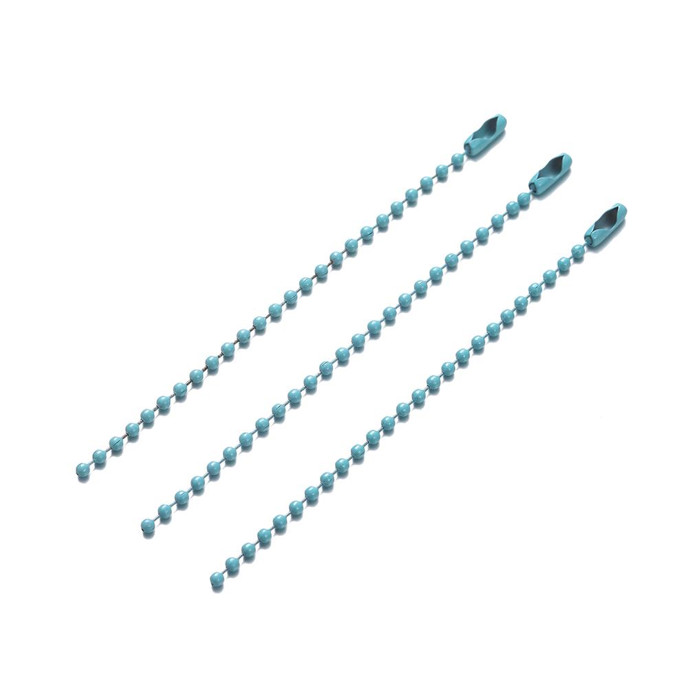10/20pcs Colorful Ball Bead Chains Fits Key Chain Hand Tag Connector For DIY Bracelet Jewelry Making Accessorise Length 10CM
