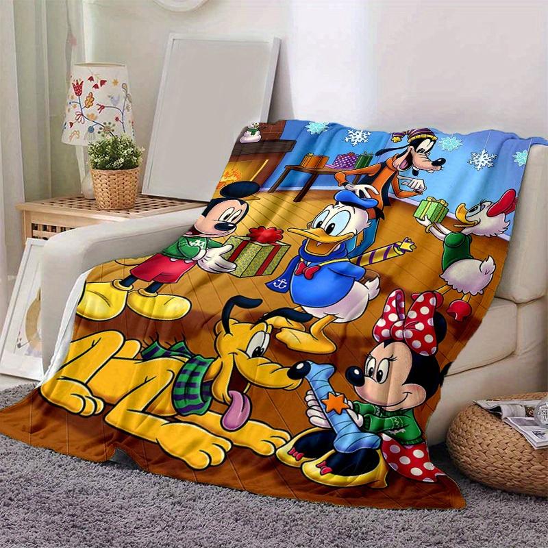 1 szt., Przytulny wystrój domu: Koc Sofa Disney, Idealny do Sypialni, Salonu, Podróży, Kempingu