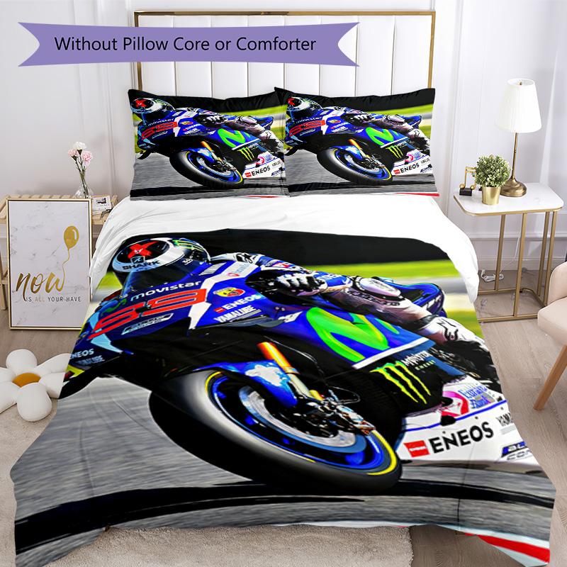 Jorge Lorenzo Bedding Set Breathable Duvet Cover With Pillowcases Home Decoration Birthday Gift