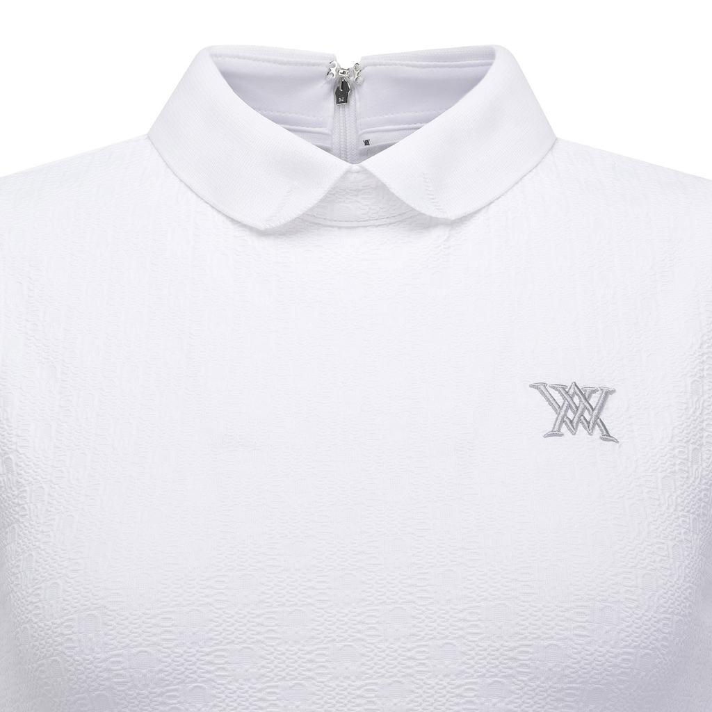Anew Golf Women Emboss Jacquard One-Piece_Wh