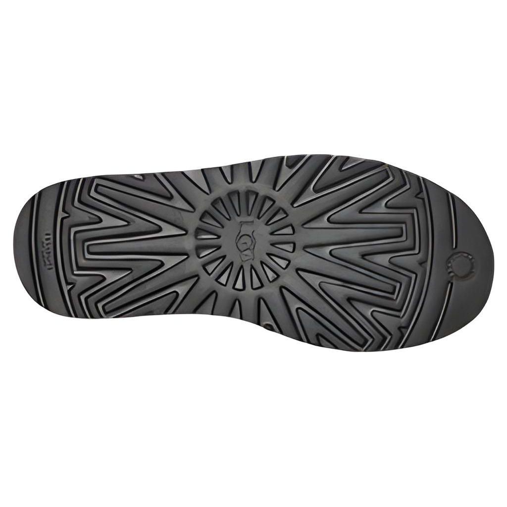 UGG Leather Casual Comfortable Thick Sole Short Chelsea Boots Women boots Pebble-White 1130533-PDWH