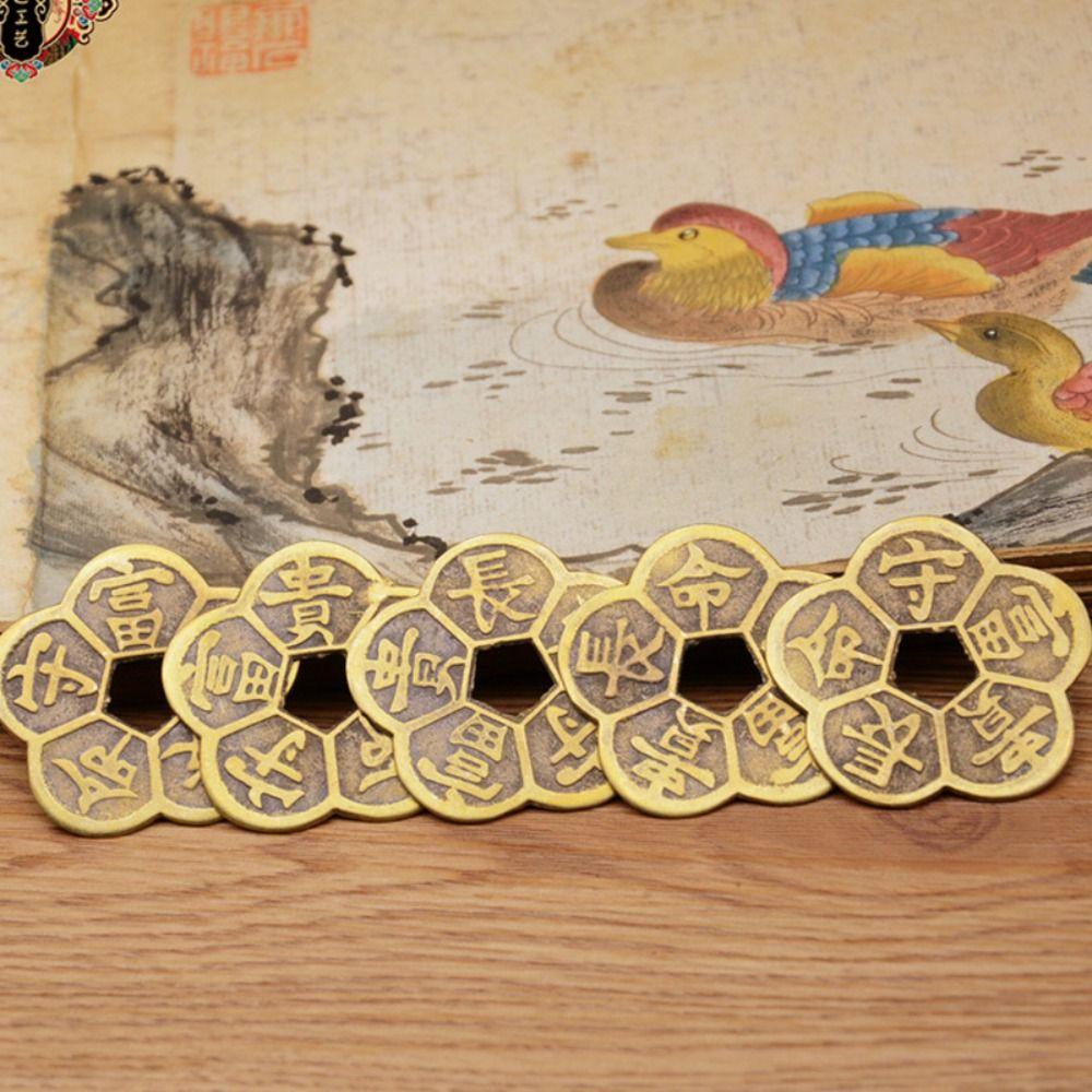 Copper Ancient Coins Enhancement Collection Lucky Coins Feng Shui Coins  Feng Shui Placement