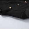 All-match Suit Blouse Skirt Suit Ladies Fashion Black Short Skirt Suit Slim Daily Commuter Clothes