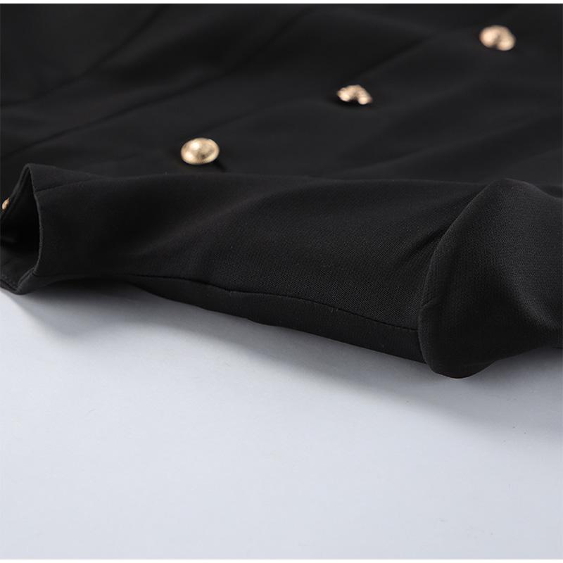 All-match Suit Blouse Skirt Suit Ladies Fashion Black Short Skirt Suit Slim Daily Commuter Clothes