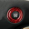 Für Dodge Challenger 2015 2016 2017 2018 Zubehör Auto Motor Start Stop Taste Ring Carbon Fiber Trim