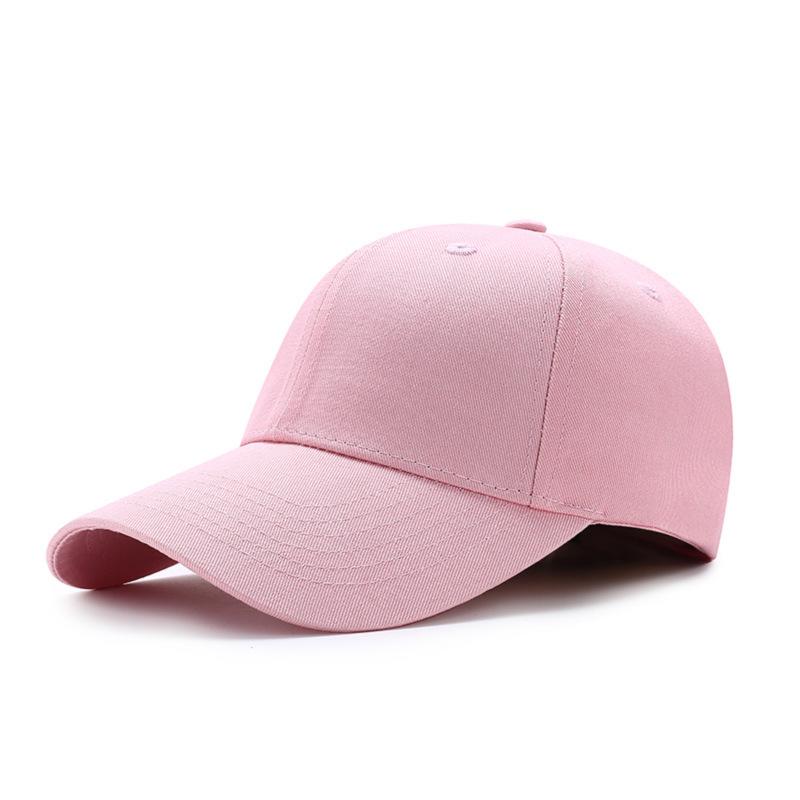 Korean Style Baseball Cap Black Autumn and Winter Women's Solid Color Hard Top Versatile Women's Light Board Baseball Cap Men