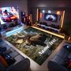 1PC Custom Name Moose Wild Stream Theme Floor Mat Ideal for Living Room, Game Rooms, Office, Bedroom,Floor Mat Playful Design