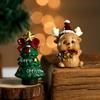 2025 New Small Christmas Decoration Desktop Ornament Santa Claus Snowman Gift for Creating Festive Atmosphere
