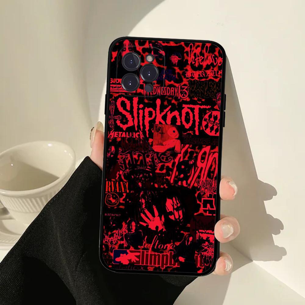 

S-Slipknots-Rocks Phone Case For IPhone 16 15 14 11 12 13 Mini Pro XS Max Cover 6 7 8 Plus X Funda Shell iPhone 11
