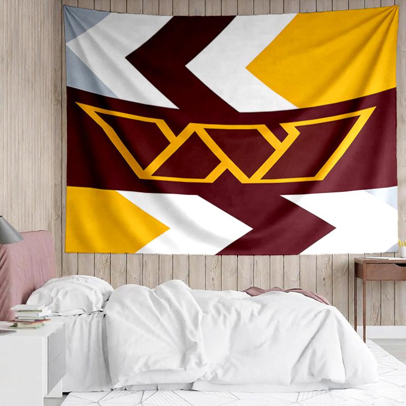 Washington Commanders Map Tapestry Accessories Playroom Tapestry, for Bedroom,Livingroom, dormitory Room Wall Decor Fan Birthday Gifts