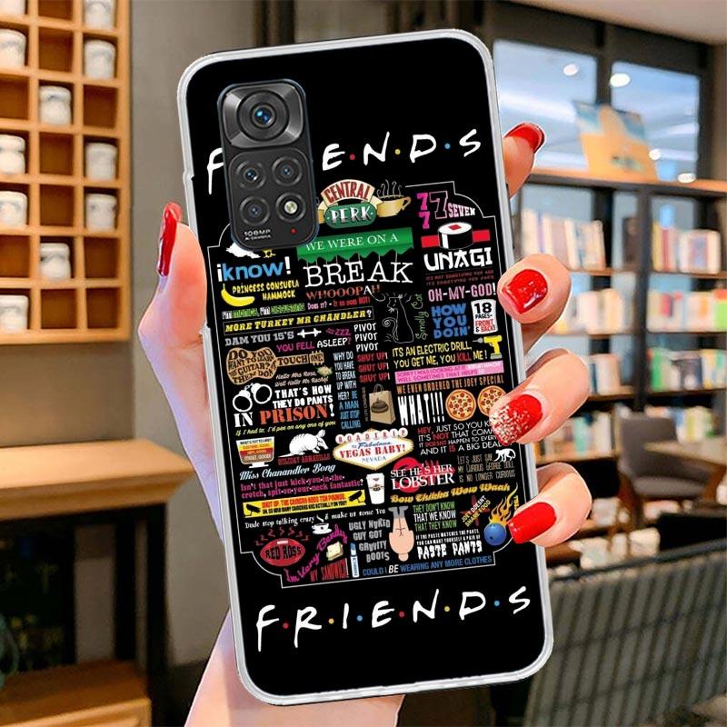 Friends Tv Show Funny Family Cover Phone Case For Xiaomi Redmi Note 15 14 13 12 11 10 Pro Plus 14S 12S 11S 11T 11E 10S Soft Fund