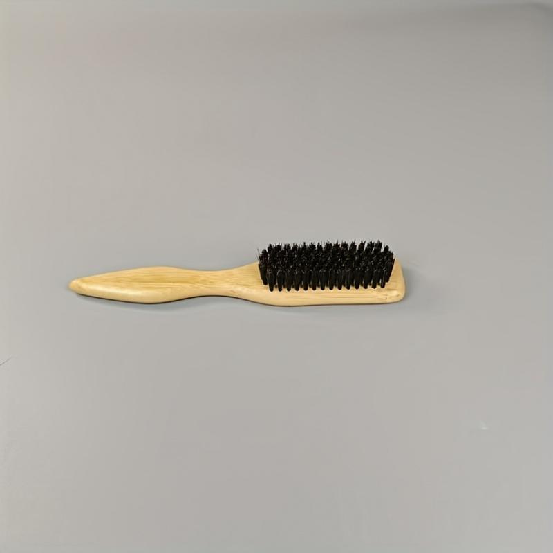 Spazzola con Manico in Bambù e Setole di Cinghiale – Antistatica, Districante, Pettine per Styling per Capelli Lisci e Voluminosi – Unisex, Spazzola per Massaggio del Cuoio Capelluto