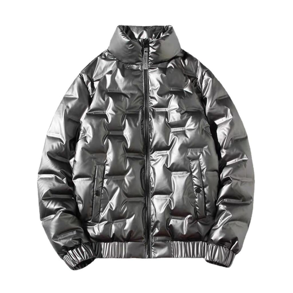 New Down Jacket Men's Trend Fashion Stand-up Collar Down