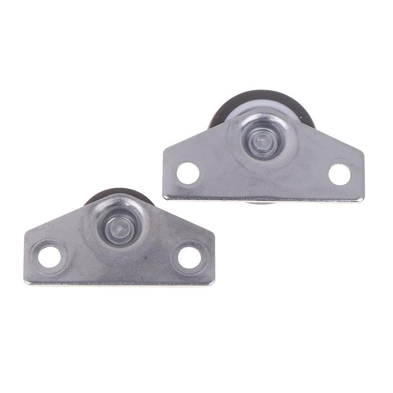 1/4Pcs Silent Rubber Casters, Drawer Wheels, For Furniture Kitchen Cabinet Table ,Of Side Installation Low Profile Replace Wheel