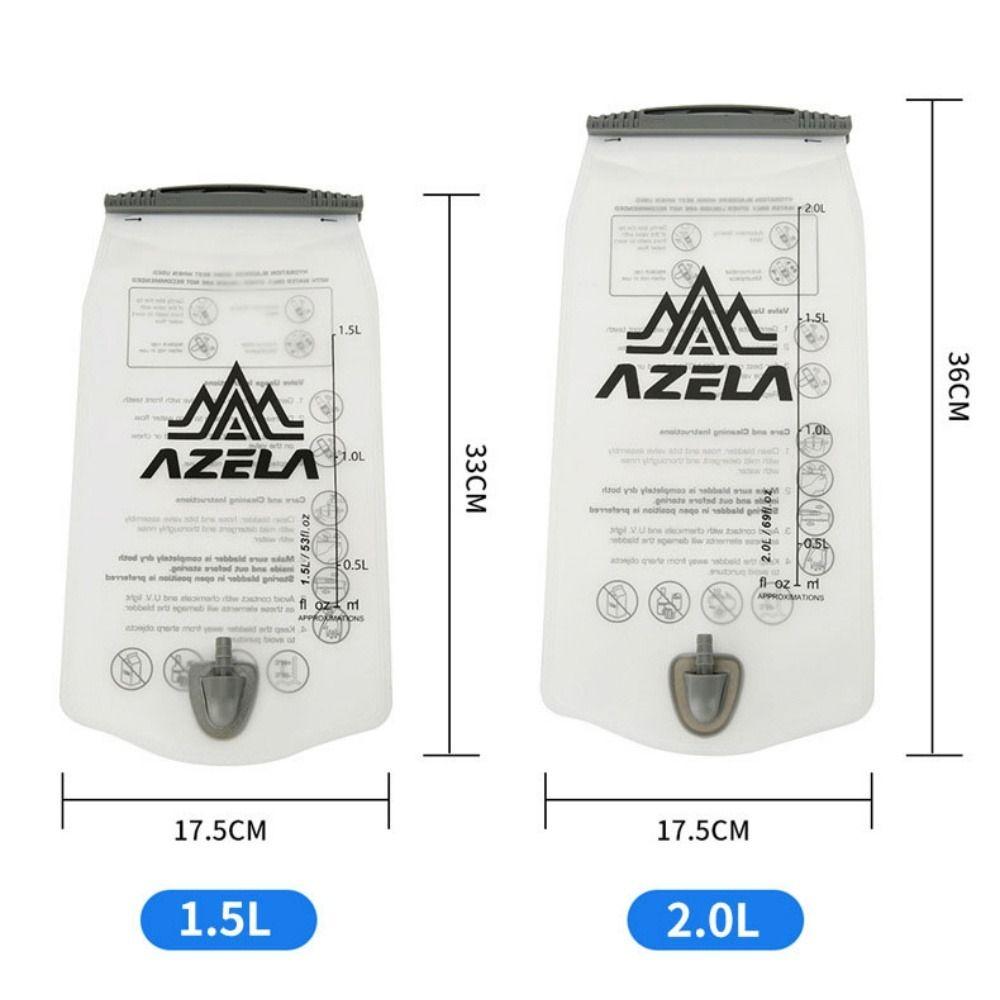 Sac d'eau de sport d'extérieur ultraléger 1.5/2L Poche souple d'alpinisme Randonnée Course