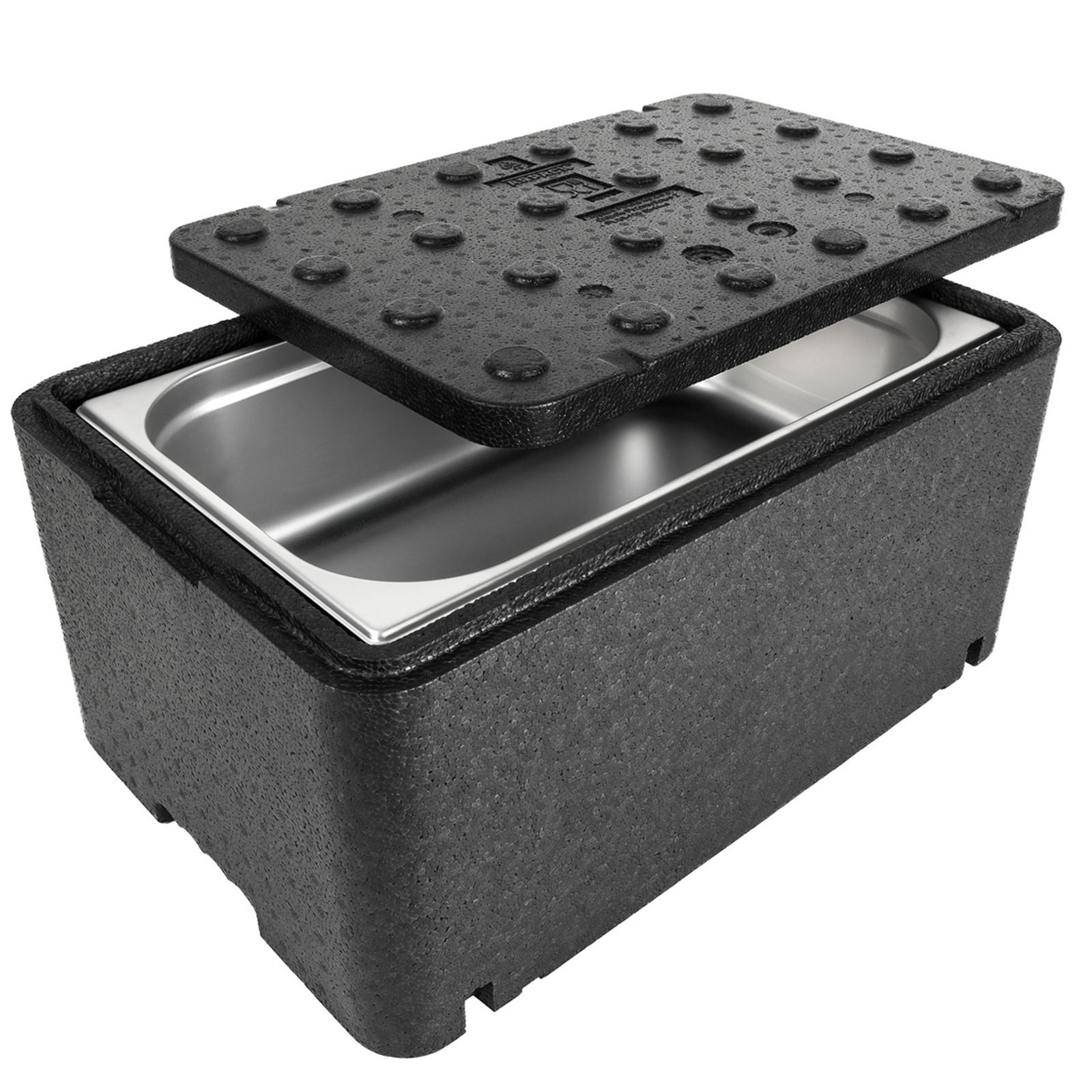 Thermobox thermos box thermal container with lid for food medicines 600x400x296mm GN11 48L Arpack