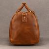 High Quality Men Leather Travel Duffle Bag Cow Leather Men's Weekender Bags Real Cowskin Leather Handbags For Travelling Outdoor