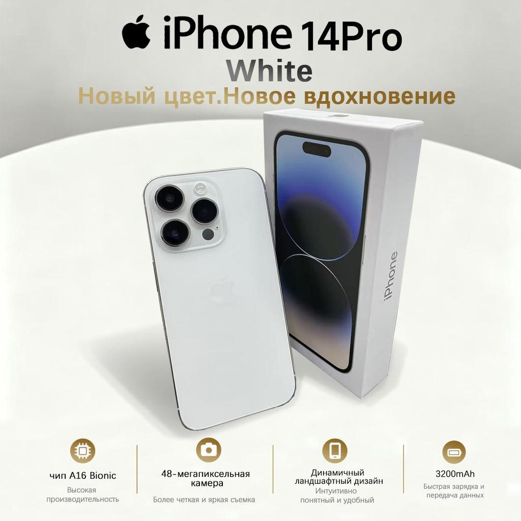 Refurbished Apple iPhone 14 Pro Smartphone with Nano-SIM+eSIM